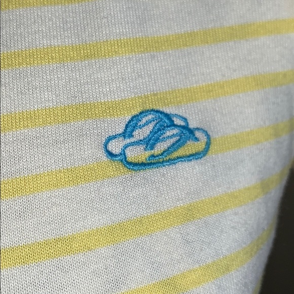 Fossil White & Yellow Stripes Collared Shirt *2 for $5* - Picture 5 of 8